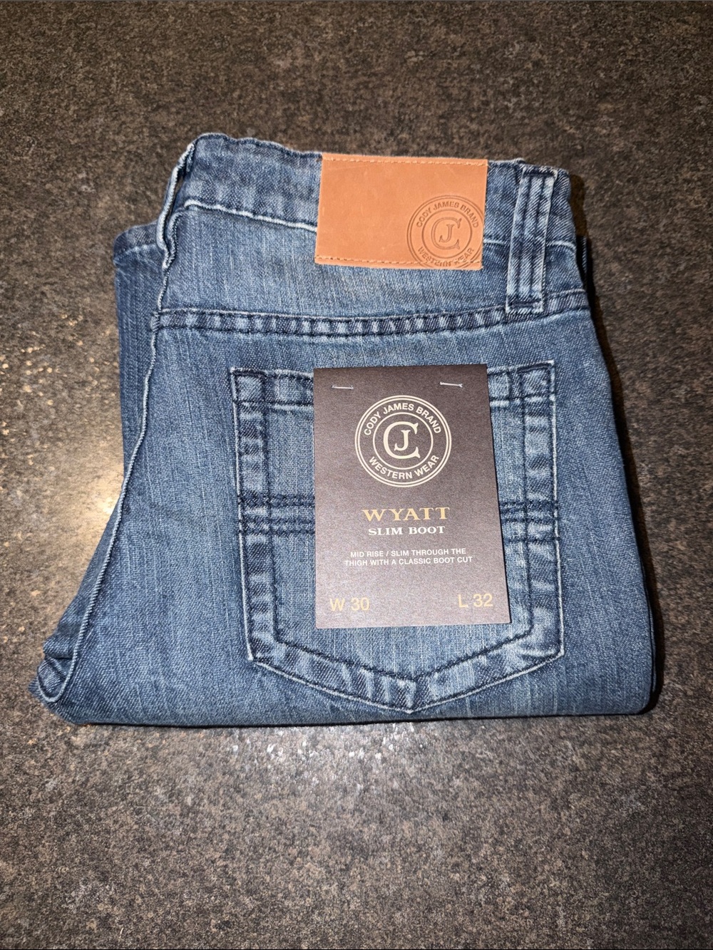 Cody James Wyatt Slim Boot Men's Jeans - Blue